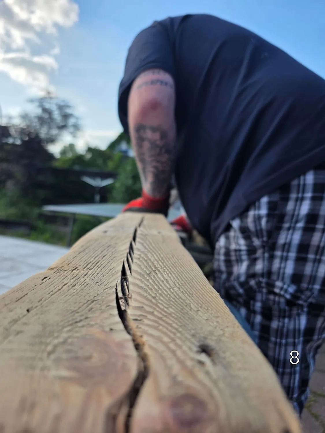 GedankenGuss - Holzskulpturen und abstrakten Kunstwerken - Die Entstehung einer Holz Lampe